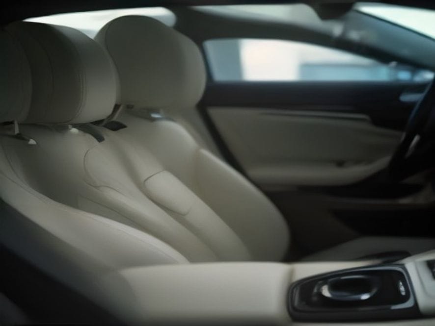 Interior detailing of a car at Baz Car Wash