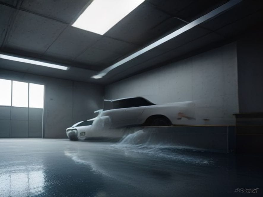 Luxury car wash bay at Baz Car Wash