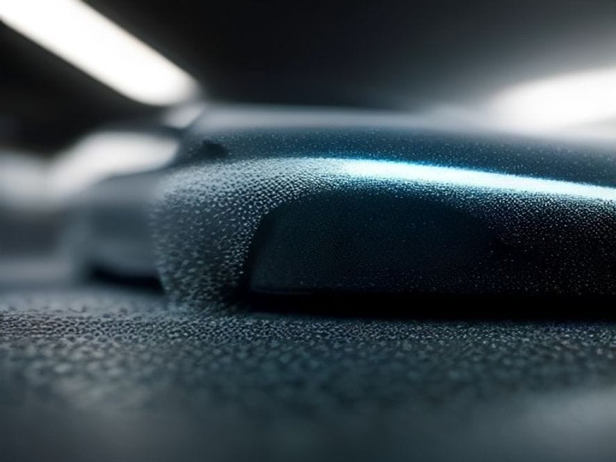 Foam wash covering a car's exterior at Baz Car Wash